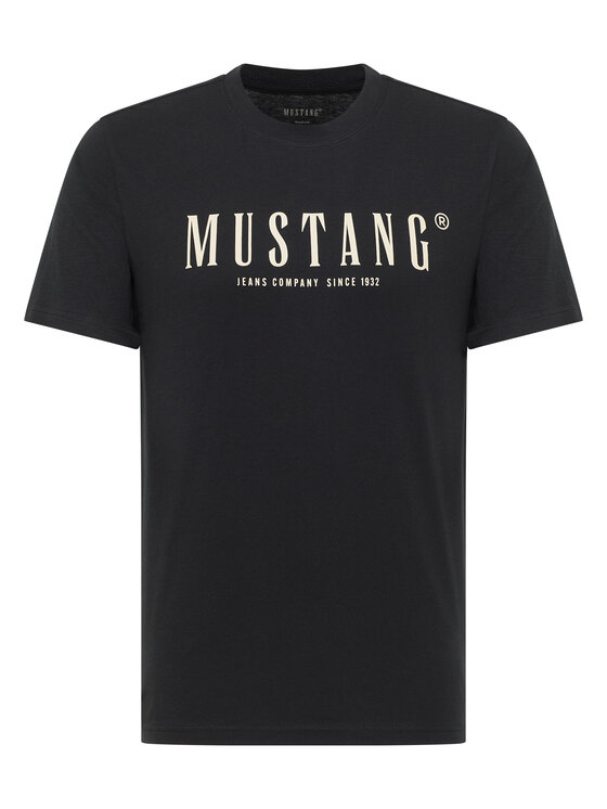 Mustang Mustang T-Shirt Style Austin Czarny Regular Fit