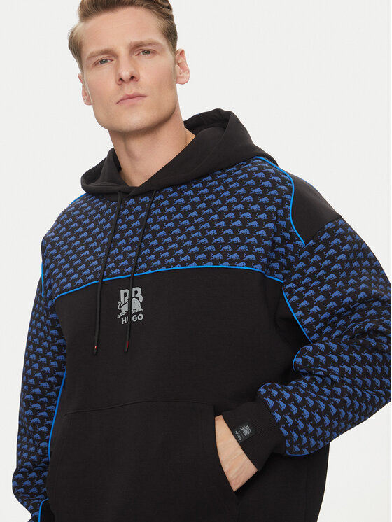 HUGO HUGO Bluza Dilverston_RB 50542808 Czarny Regular Fit