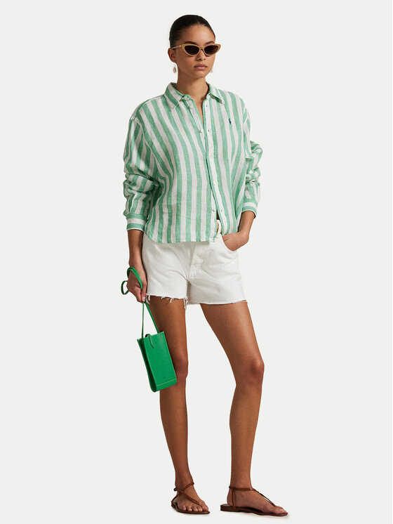 Polo Ralph Lauren Polo Ralph Lauren Srajca 211935130007 Zelena Relaxed Fit