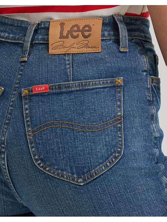 Lee Lee Jeansy X MM JEAN Niebieski Loose Fit