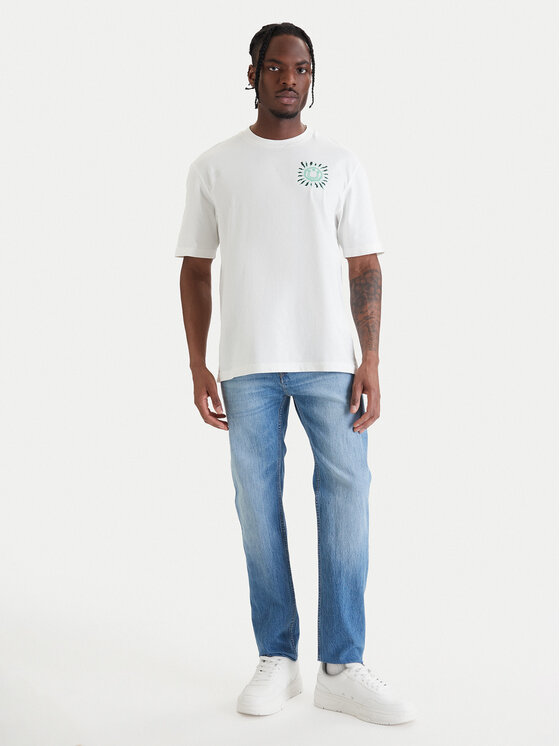 HUGO HUGO Тишърт Nextralio 50560090 Бял Regular Fit