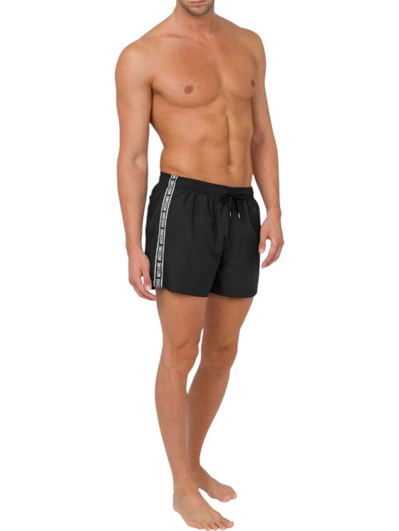 MOSCHINO MOSCHINO Pantaloncini costume - Moschino - double band Nero Regular Fit