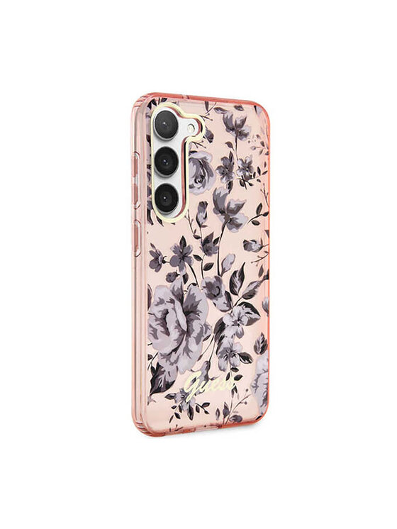 Guess Guess Etui na telefon Flower Collection Różowy
