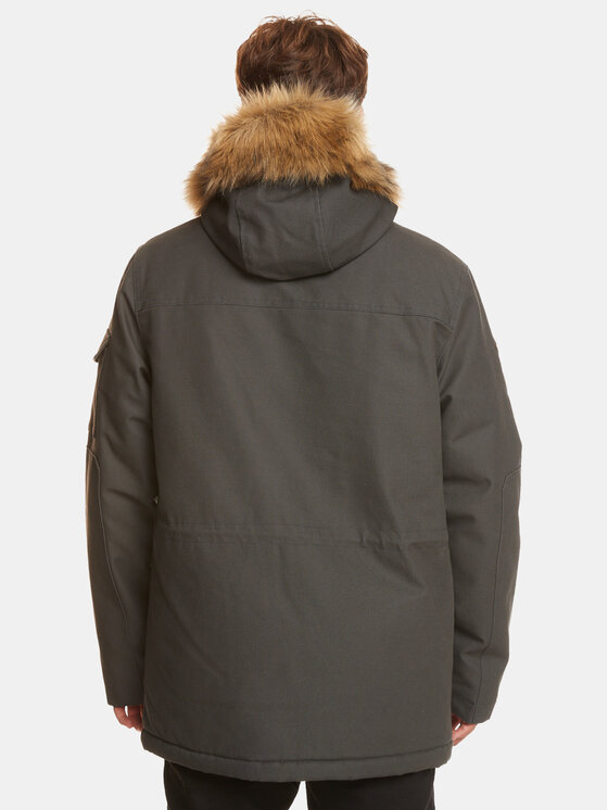 Quiksilver Quiksilver Žieminė striukė Long Trip Jckt EQYJK03988 Pilka Regular Fit