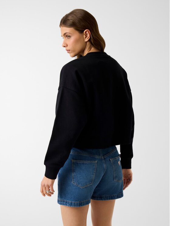 Guess Jeans Guess Jeans Mikina 181315 Černá Classic Fit
