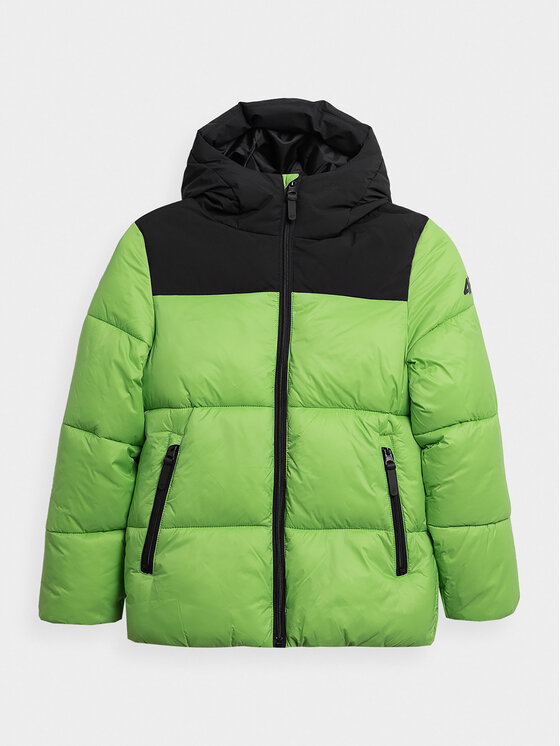 4F 4F Зимно яке 4FJAW23TDJAM274 Зелен Regular Fit
