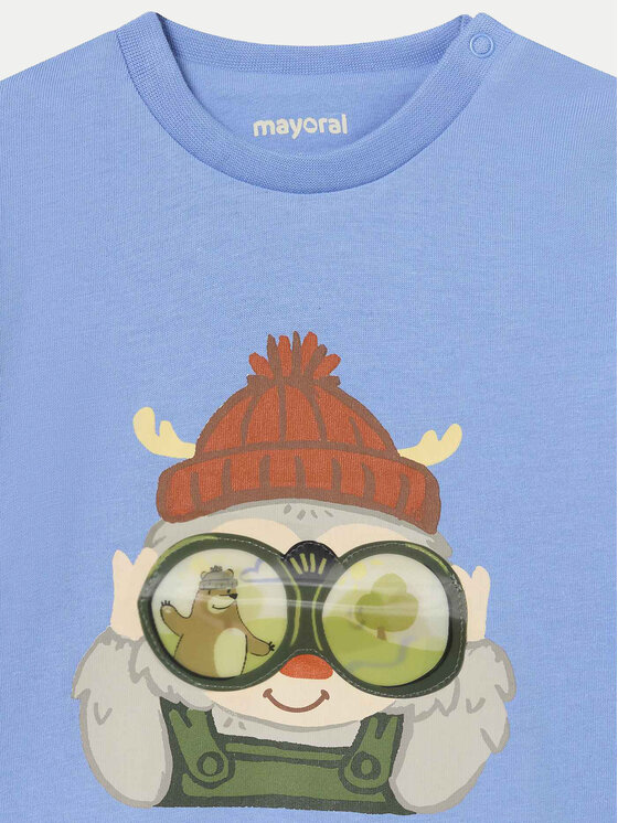 Mayoral Mayoral Блузка 2036 Блакитний Regular Fit