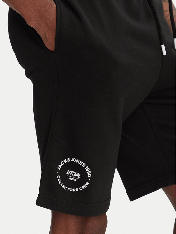 Jack&Jones Jack&Jones Спортивні шорти Gordon 12268446 Чорний Regular Fit