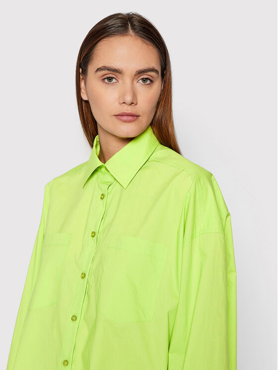 Remain Remain Риза Nalia RM828 Зелен Oversize