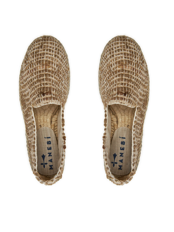 Manebi Manebi Espadrilles Yucatan Double Sole Espadrilles G 1.2 D0 Bézs