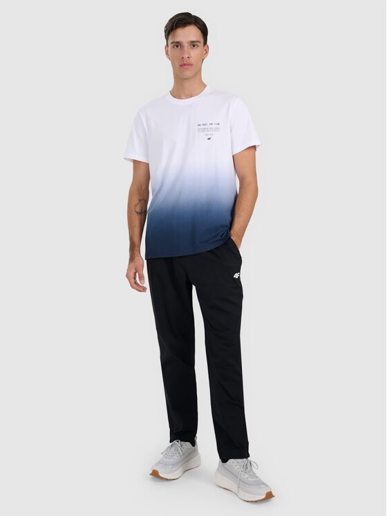 4F 4F T-Shirt 4FRAW25TTSHM3226-31S Granatowy Regular Fit