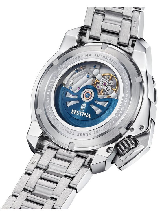 Festina Festina Zegarek F20043-1 Srebrny