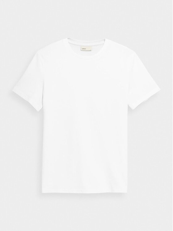 Outhorn Outhorn T-Shirt OTHSS23TTSHM447 Biały Regular Fit
