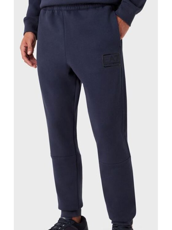 EA7 Emporio Armani EA7 Emporio Armani Bavlnené nohavice 6LPP62 PJ05 1554 Tmavomodrá Regular Fit