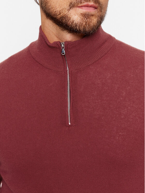 United Colors Of Benetton United Colors Of Benetton Pullover 1002U200U Dunkelrot Regular Fit