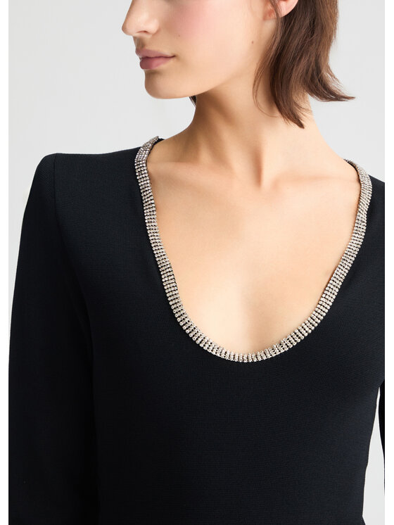 Liu Jo Liu Jo Vestito da giorno WA5039MS55N22222 Nero Regular Fit