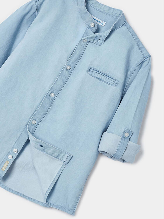Mayoral Mayoral Camicia 3125 Blu Regular Fit