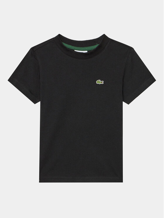 Lacoste Lacoste Marškinėliai TJ1122 Juoda Regular Fit
