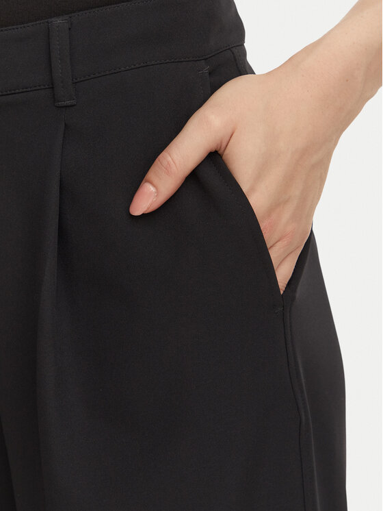 BOSS BOSS Spodnie materiałowe C_Tiwi2 50580299 Czarny Regular Fit