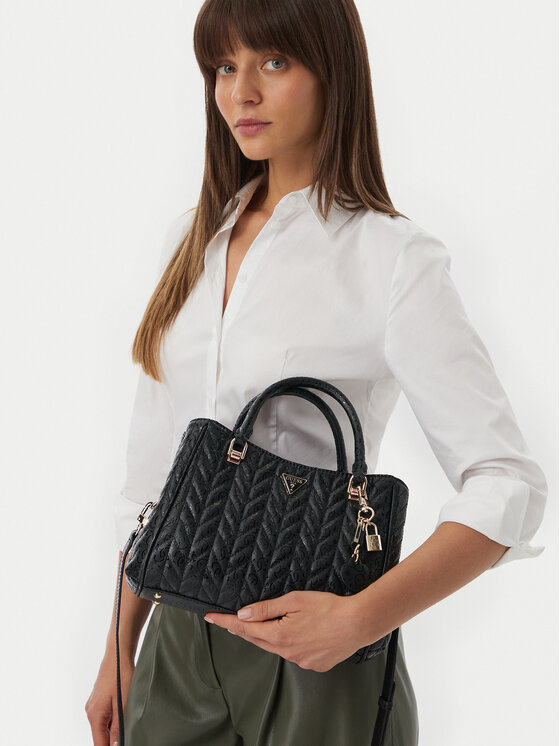 Guess Guess Torebka Stacey HWGG97 41060 Czarny