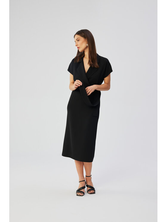 Stylove Stylove Večerní šaty S363 Černá Comfortable Fit