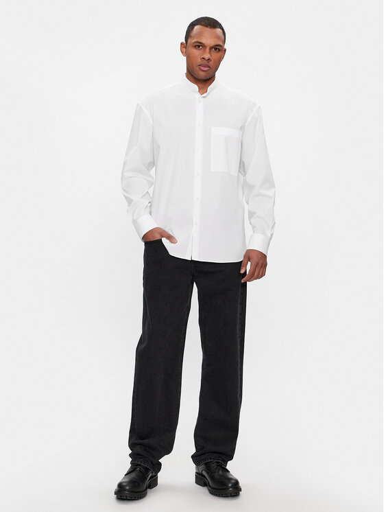 Calvin Klein Calvin Klein Koszula Modern K10K111736 Biały Slim Fit