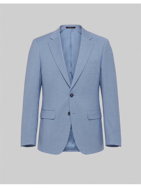 Borgio Borgio Marynarka bardi Niebieski Slim Fit