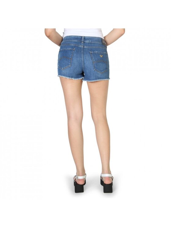 Armani Jeans Armani Jeans Džínsové šortky C5J17 1H Modrá Slim Fit