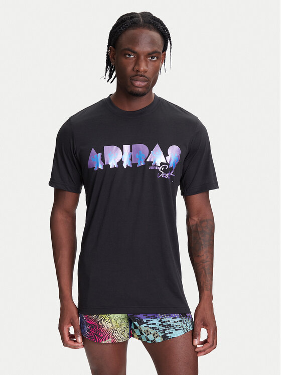 adidas adidas Tricou Jeremy Scott JL7620 Negru Regular Fit