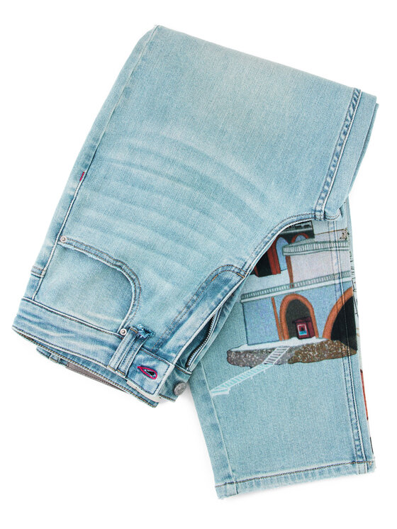 Desigual Desigual Джинси Amalfi 26SWDD01 Кольоровий Tapered Fit