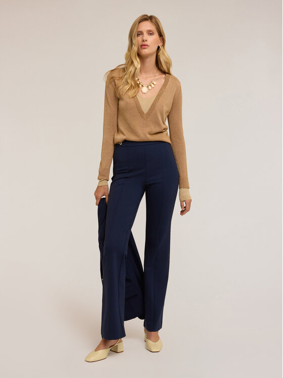 Motivi Motivi Cardigan M367W003450N0S2 Écru Regular Fit