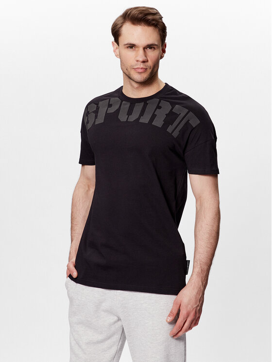 Plein Sport T-shirt SACC MTK6031 SJY001N Crna Regular Fit