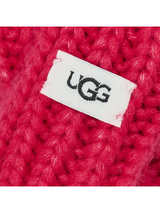 Ugg Ugg Комплект шапка и ръкавици K Infant Knit Set 22726 Розов