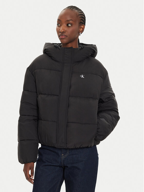 Calvin Klein Jeans Calvin Klein Jeans Télikabát J20J224112 Fekete Regular Fit