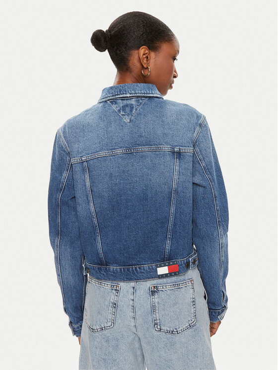 Tommy Jeans Tommy Jeans Teksajakk Izzie DW0DW17653 Sinine Relaxed Fit