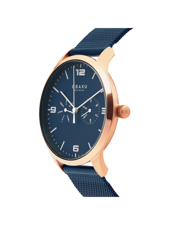 Obaku Obaku Hodinky V249GMVLML Modrá