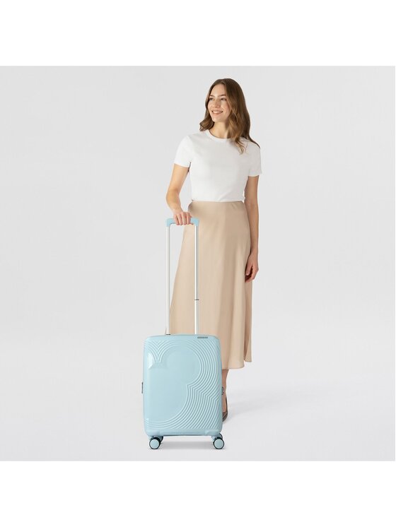 American Tourister American Tourister Walizka kabinowa 328554 Błękitny