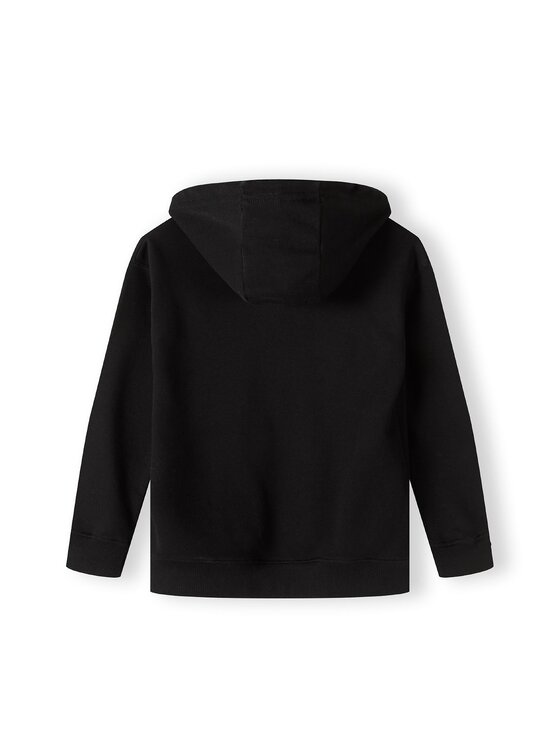 MINOTI MINOTI Bluza 23fleece82 Czarny Oversize