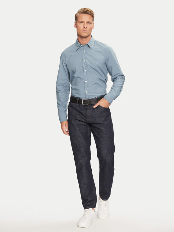 BOSS Boss Marškiniai Relegant 50518304 Mėlyna Regular Fit
