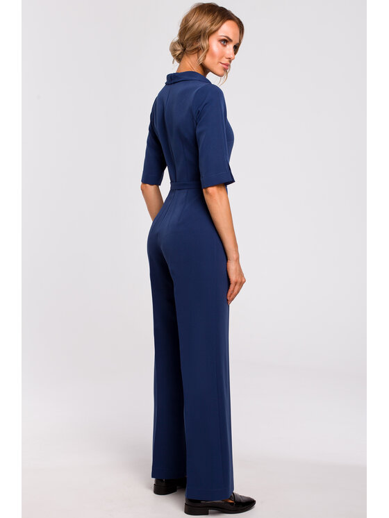 Made of Emotion Made of Emotion Jumpsuit M463 Blu scuro Custom Fit