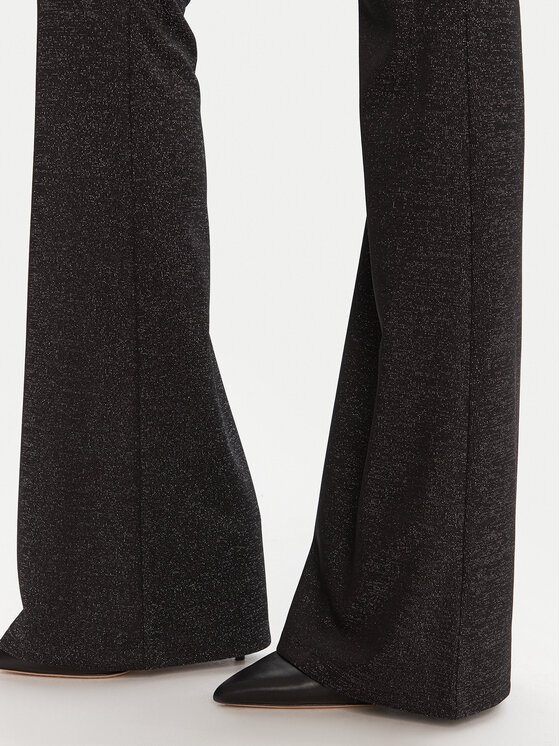 Just Cavalli Just Cavalli Pantaloni di tessuto 79PAC101 J0251 Nero Flare Fit
