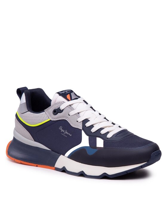 Pepe Jeans Pepe Jeans Sneakersy Britt Pro Man Tech PMS30832 Tmavomodrá