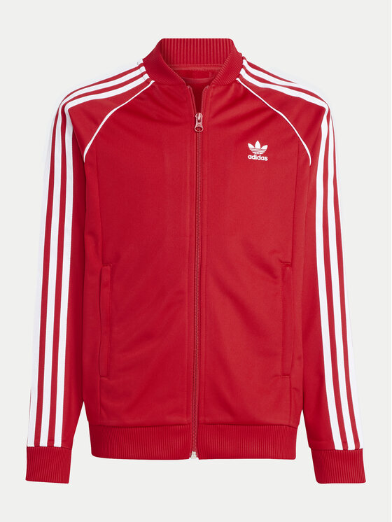 adidas adidas Bluză adicolor IX7629 Roșu Regular Fit
