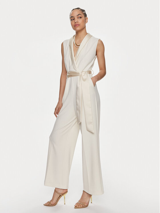 ViCOLO ViCOLO Ολόσωμη φόρμα TB0365 Λευκό Regular Fit