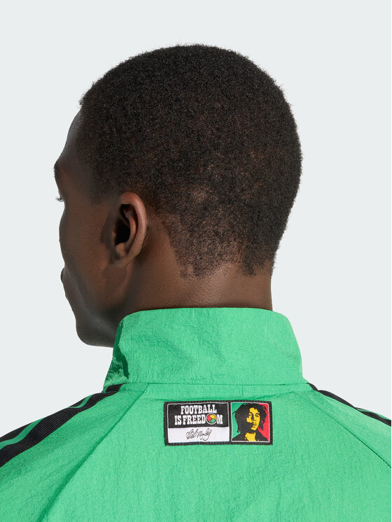 adidas adidas Kurtka wielofunkcyjna Jamaica x Bob Marley Home Anthem Jacket Zielony Regular Fit