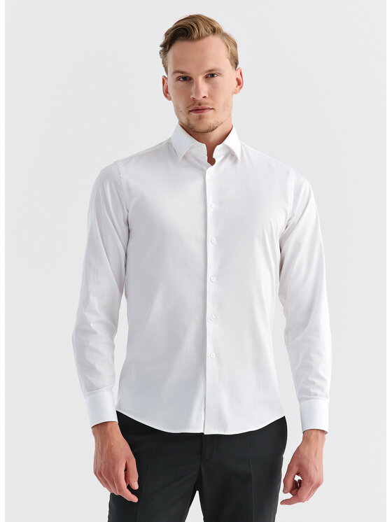 Pako Lorente Pako Lorente Koszula P000B-1X-002 Biały Slim Fit