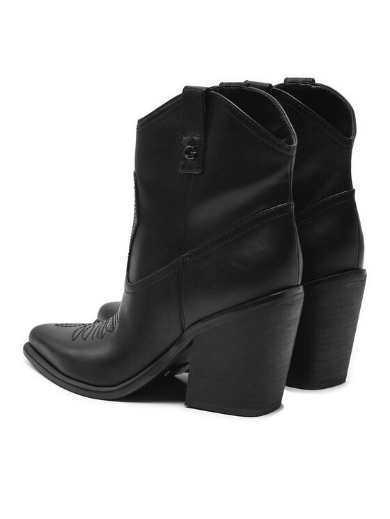 Guess Guess Καουμπόικες Μπότες & Μποτάκια Jalella FLTJAL ELE10 Μαύρο