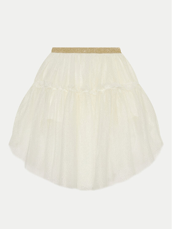 Coccodrillo Coccodrillo Спідниця з фатину WC4124203EJG Écru Regular Fit