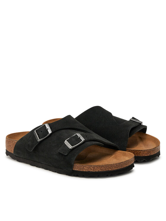Birkenstock Birkenstock Natikači Zürich 1025060 Črna
