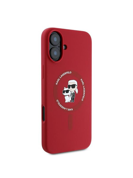 KARL LAGERFELD KARL LAGERFELD Etui na telefon Apple iPhone 16 Plus Czerwony